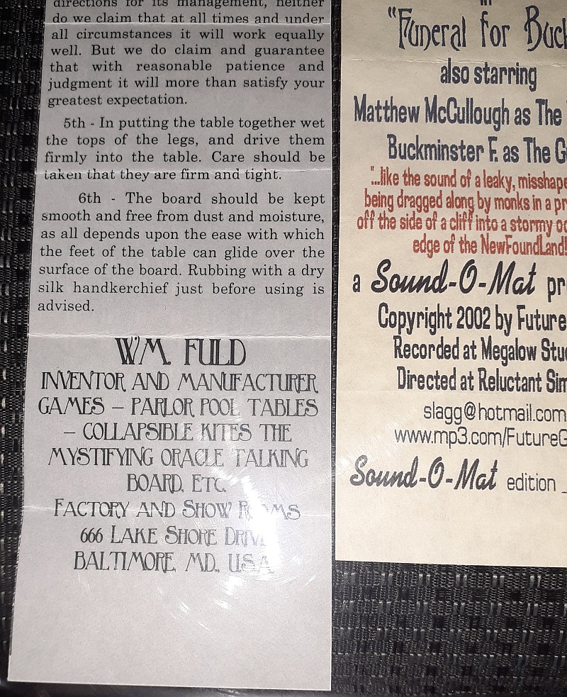 MFS Inserts